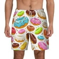 thumbnail image 2 of Goofa Color Donut Printed Men's Swim Trunks Board Shorts Quick Dry Mens Swimming Trunks with Compression Liner,Breathable Fit Hawaii Beach Shorts-X-Large, 2 of 9