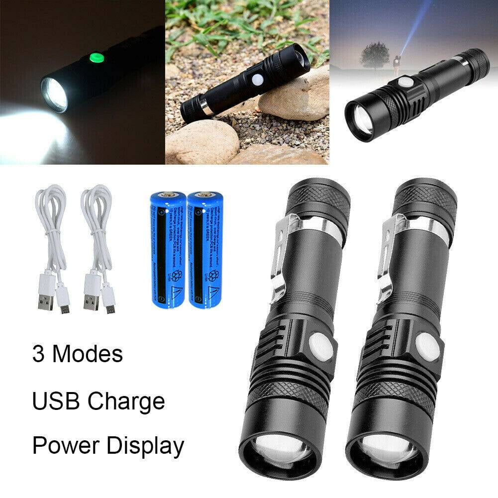 900000LM T6 LED Rechargeable High Power Torch Flashlight Lamps Light & Charger ~ 