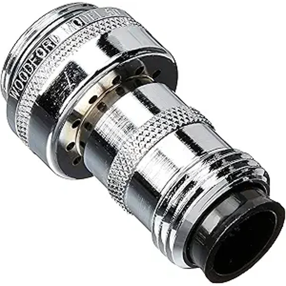 Woodford Chrome High-Flow Double Check Backflow Preventer for Outdoor Faucets in Chrome - 50HA-CH