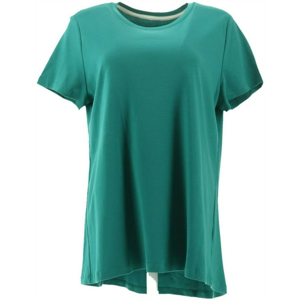 Isaac Mizrahi - Isaac Mizrahi Essentials Forward Seam T-Shirt NEW ...