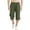 Army Green, variant on Gytharion Kids Capris for Boys Girls 4-15 Years, Summer Solid Elastic Waist Drawstring Cropped Pants Lightweight Casual Linen-Like Beach Capri Pants