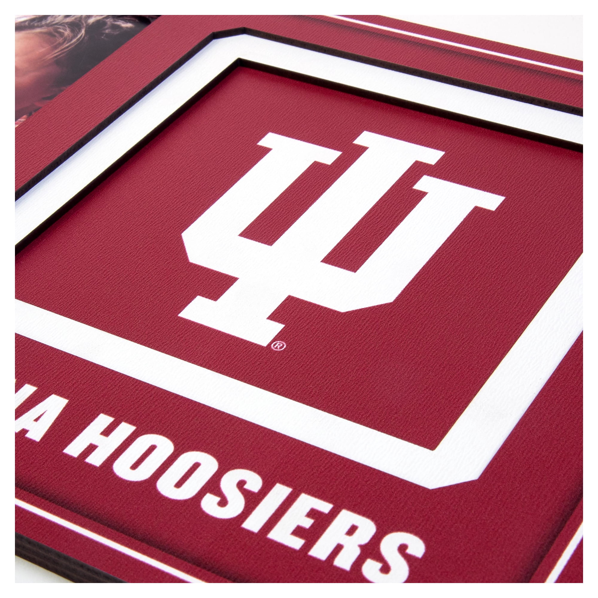 IDNA Indiana Hoosiers 3D Logo Series Picture Frame