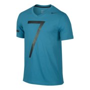 Nike CR Cristiano Ronaldo CR7 V Neck Style Soccer Shirt -Turquoise L