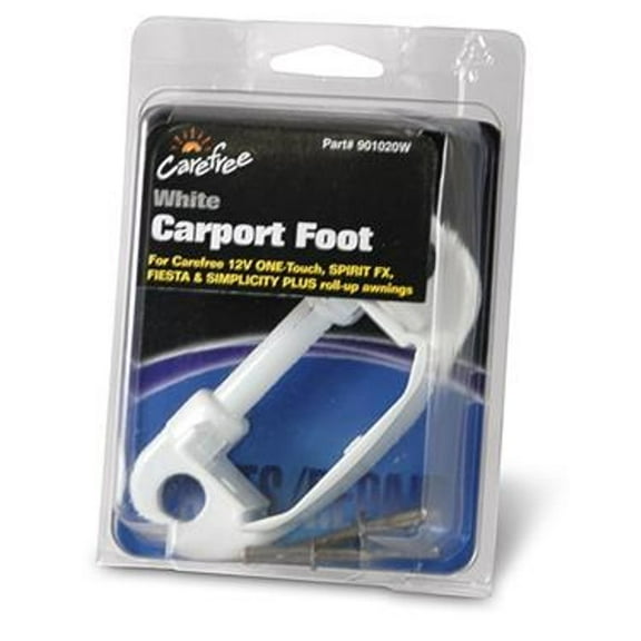 Carefree RV 901020W Carport Foot For Spirit/Fiesta/One Touch Awnings White