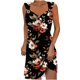 thumbnail image 2 of Puntoco Vestidos Mujer Fancy Women Impreso Elegante Estilo Casual Vestido con Cuello en V con Correa, 2 of 5