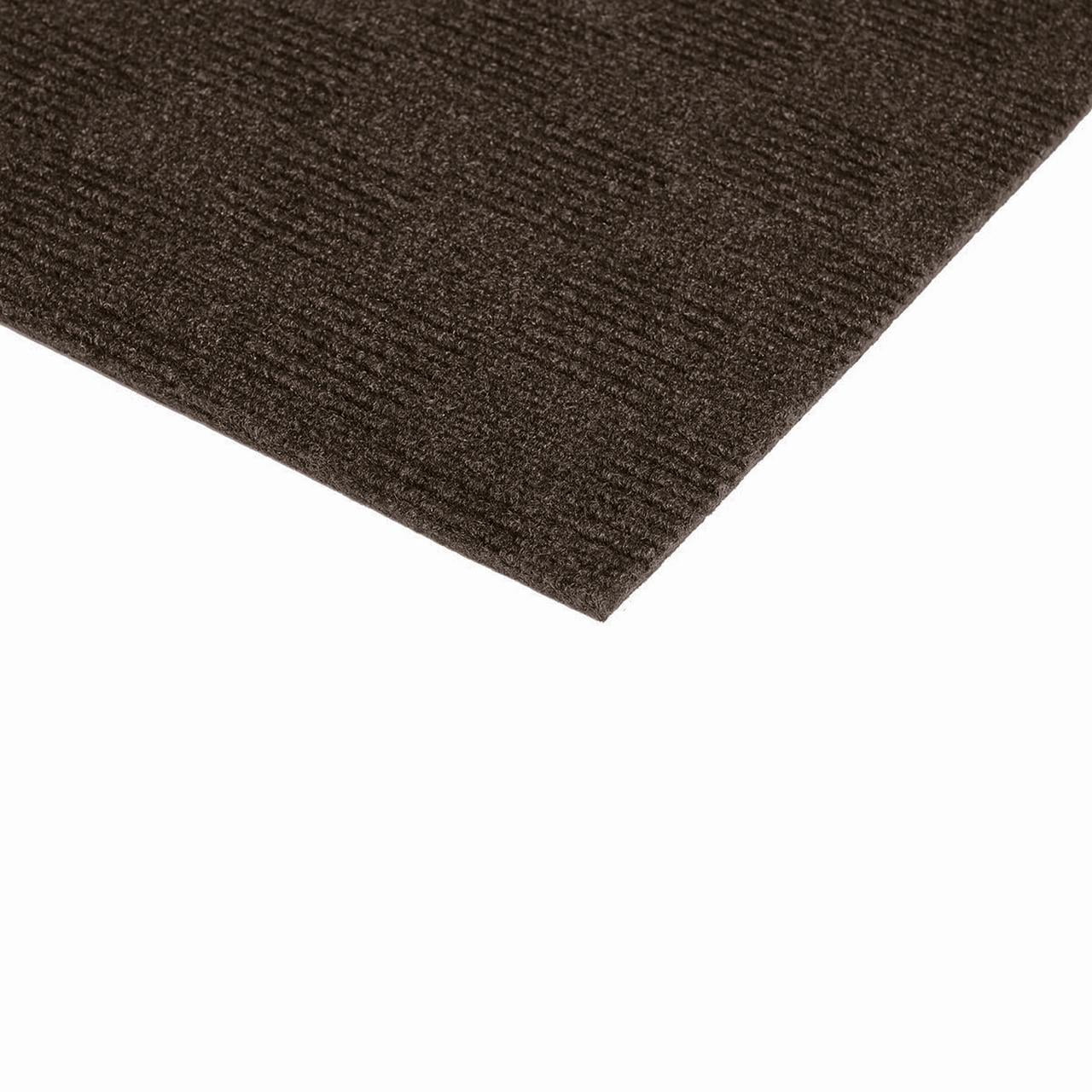 Masonry Mocha Carpet Tiles - 24" x 24" Indoor/Outdoor, Peel and Stick Carpet Tiles - 60 sq. ft. per box – Pack of 15 Tiles