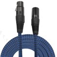 thumbnail image 1 of Cable XLR macho a hembra Cable de resistencia al estiramiento para mezclador de frecuencia DMX lámpara de escenario SoundXLR macho a hembra 15 m/49,2 pies, 1 of 14