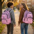 thumbnail image 3 of Pzuqiu Pink Study Axolotl Schoolbag for Girls 17 Inch Kids Backpacks Large Capacity College Students Backpacks Breathable Shoulder Bookbag with Adjustable Padded Straps Age 6-18, 3 of 7