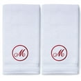 thumbnail image 3 of Monogrammed Hand Towels for Bathroom Kitchen Makeup | Personalized Gift for Wedding-Bridal | Custom Luxury Turkish Towel | Spa Collection, Oversized, 16 X 30 Inch, Set of 2, 3 of 3