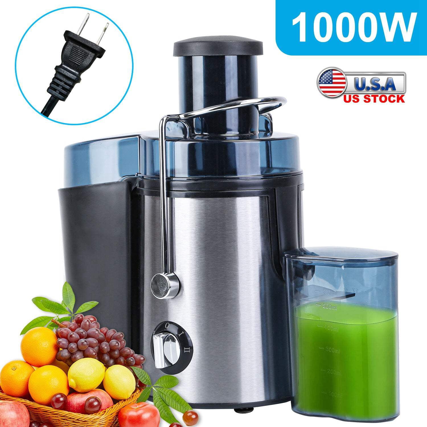 1000W 2-Speed Electric Juicer