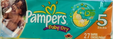 Pampers Baby Dry Diapers (Choose Your Size)