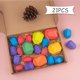 thumbnail image 3 of Juego de bloques de construcción de madera para niños, juego de apilar muñecas completas, 3 of 7