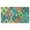 Bohemian Green Geometric, variant on Bohemian Light Circular Design (4) Door Mat 30 X 17 Inch Welcome Doormat Indoor Outdoor Entrance Floor Mat Non Slip Spring Summer Decor Rubber Mats