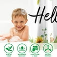 thumbnail image 6 of Spring Summer Shower Curtain, Hello Sunshine Sunflower Shower Curtains for Bathroom, Seasonal Farmhouse Holiday Bathroom Home Decor, Waterproof Fabric with Hooks 72X72 Inch, 6 of 6
