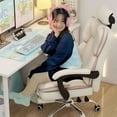 thumbnail image 4 of High Back Gaming Chair Ergonomic Streaming Chair Adjustable Computer Desk Chair For Girls Dorm Room Home Office Furniture, 4 of 10