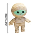 thumbnail image 3 of Cute Mummy Plush Doll, Soft Bandage Wrapped Mummy Stuffed Toy, Adorable Halloween Mummy Plush Figure Gift for Kids Halloween Home Party Decor, 3 of 6