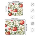 thumbnail image 4 of Yayeee Dish Drying Mat for Kitchen Counter 18"x24" Microfiber Absorbent Pad, Beige Apple Pattern, 4 of 7