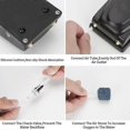 thumbnail image 2 of Mini 5w Aquarium Air Pump, Quiet Aquarium Bubbler, Oxygen Aerator Pump For Small Aquarium, With Air Hose, Air Stone And Check Valve, 2 of 5