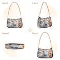 thumbnail image 2 of Ryvnso Horse in Winter Womens Chain Shoulder Bag Tote Handbags Clutch Hobo Purse with Zipper for Travel, 2 of 7