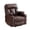 Brown, variant on Dual Motor Power Lift Recliner Chair with Massage and Heat for Elderly, Leather Lift Recliners with Extented Footrest, Infinite Position Lift Chair with Cup Holder, USB & Type C Ports,Brown