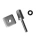 thumbnail image 5 of 3pcs de material acero Inoxidable Longboard Aletas De Tablas Surf Tornillo de Placas Color Plata Tamaño 2 Cola Fin tornillo de la placa, 5 of 8