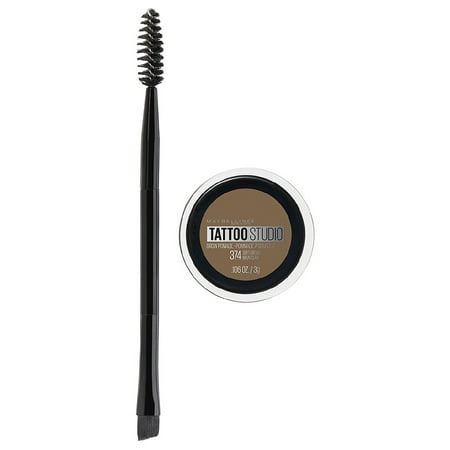 Maybelline TattooStudio Brow Pomade Eyebrow Makeup, Soft Brown0.11 (Best Drugstore Pomade For Eyebrows)