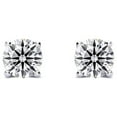 SuperJeweler 1/10 Carat Lab Grown Diamond Stud Earrings in White Gold