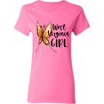thumbnail image 3 of Inktastic West Virginia Girl Butterfly Women's T-Shirt, 3 of 5