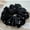 black, variant on 2 Pcs Extra Large Scrunchies for Women Large Pearl Scrunchie Satin Oversized Silk Thick Elastic Hair Ties Jumbo Hair Scrunchies for Buns, Sleep & Ponytail