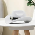 thumbnail image 3 of Sombrero de vaquero occidental Zulema disfraz blanco, 3 of 8