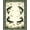 Green Beige, Pattern 4, variant on ODIKA Fish Vintage Fishing Angling Lures Trout Tackle Border Bathroom for Playroom, Bedroom, Reading Nook, Pet Friendly & Kids Safe Play