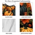 thumbnail image 4 of luoweisi Men's Beach Shorts Quick Dry Swim Trunks with Mesh Lining Thanksgiving Pumpkin M, 4 of 5