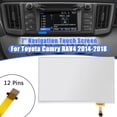 thumbnail image 1 of 12 Pins 7 inch Transparent Navigation Touch Screen Glass Digitizer For TOYOTA Camry RAV4 2014-2018, 1 of 6