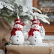 thumbnail image 4 of 2pcs Snowman Christmas Balls Ornaments Xmas Tree Hanging Bauble Pendant Christmas Decorations For Home New Year Party Navidad, 4 of 5