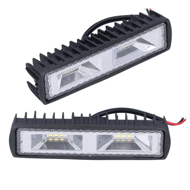 Foco para automóvil, par de barras de luz de trabajo, lámpara delantera impermeable, iluminación exterior, elaborada por expertos