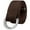 Dark Brown, variant on Falari Canvas Web Belt Metal Double D Ring Buckle for Men Women Casual Cloth Military Style Belt 1 1/2" Wide Black Medium