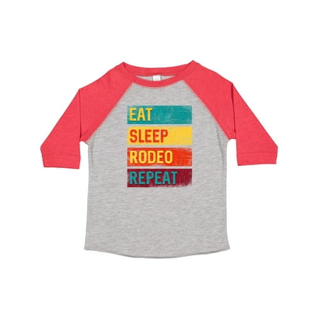 

Inktastic Eat Sleep Rodeo Repeat Gift Toddler Boy or Toddler Girl T-Shirt