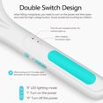 thumbnail image 3 of USB Rechargeable Electric Mosquito Swatter Handheld Mosquito Killer Bat with Three-layer Net Surface LED Bright Lighting, 3 of 8