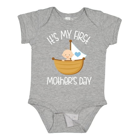 

Inktastic 1st Mothers Day Outfit Boys Gift Baby Boy Bodysuit