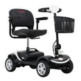 thumbnail image 1 of Compact Mobility Scooters for Senior,Heavy Duty Handicap Electric Scooters with 4 Wheel, Motorized Scooter with Detachable Basket, Outdoor Scooter With Anti-Tip wheel, White, SS790, 1 of 8