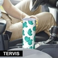 thumbnail image 6 of Butterfly 20 Oz Stainless Steel Skinny Tumbler – Vacuum Insulated Slim Travel Cup with Lid & Stainless Steel Straw, 360° Full Wrap Printed Tumbler for Home, Office & Outdoor Use, Spring, 6 of 6