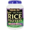 Rice Protein, Mixed Berry Nutribiotic 21 oz Powder