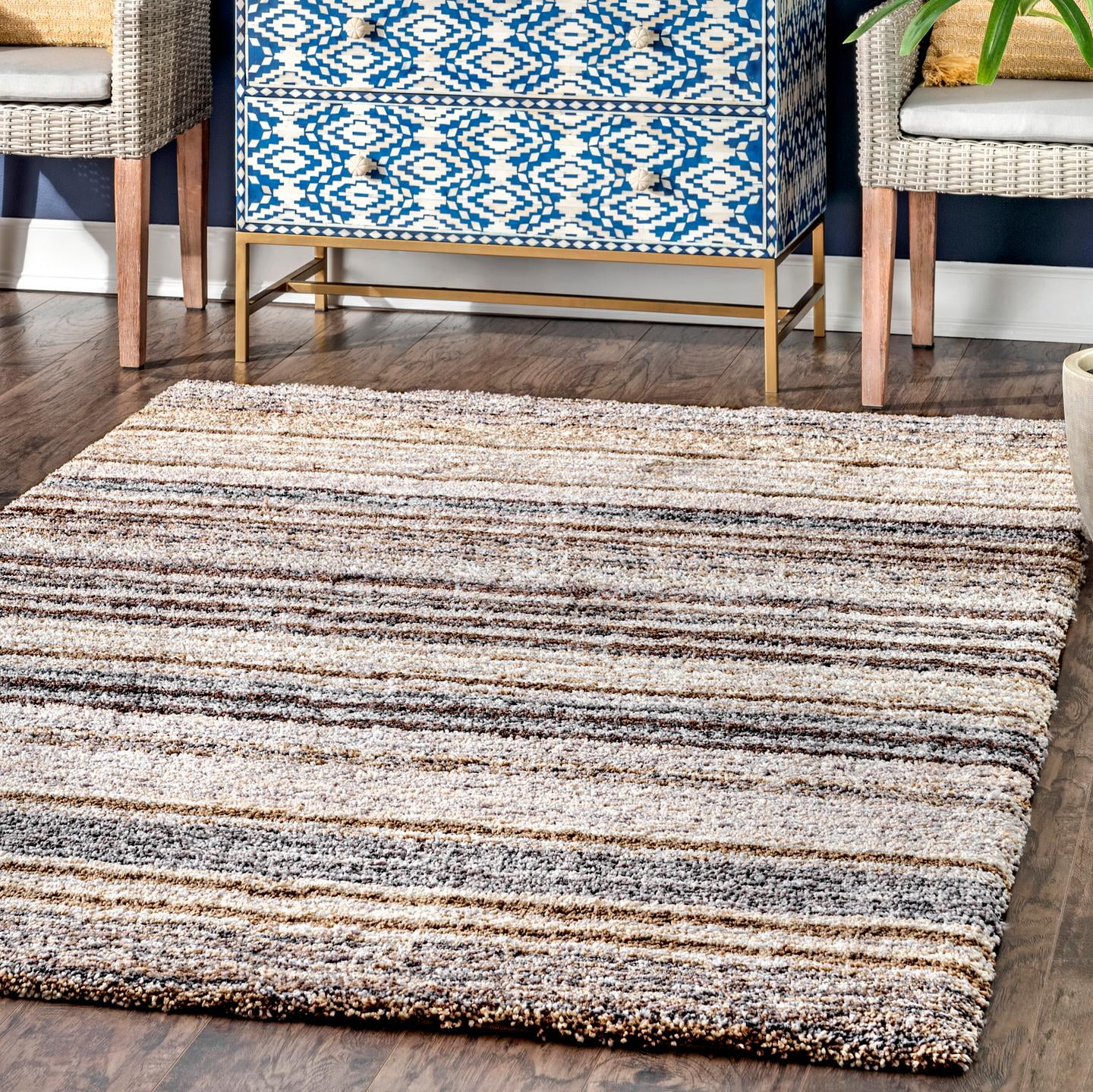 nuLOOM Drey Ombre Shag Area Rug