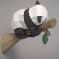 thumbnail image 4 of 3D Animal Paper Model,Panda on the Tree Geometric Origami for Home Decor,Wall Decoration,Educational Kids Toys,A, 4 of 6