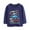 AB530 Dark Blue, variant on Bjutir Fall Shirts For Boys Long Sleeve Dinosaur Print Pullover Tops Trendy Holiday Wear Tshirts Size 2-8 Years