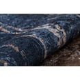 thumbnail image 4 of Isim Navy Modern Polyester Area Rugs for Living Room Washable Rugs Boho Moroccan Area Rug Soft Geometric Bohemian Distressed Indoor Rug for Bedroom Dining Room Office Foldable Nonslip Rug, 4 of 9