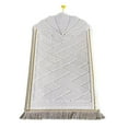 thumbnail image 3 of Portable Soft Muslim Carpet Area Rugs Eid Wedding Birthday Present Light Gray, 3 of 9
