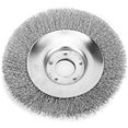thumbnail image 1 of Rotary Weed Brush Steel Wire Weeding Wheel Mower Twisting Wire NonRust Durable Brush Grass Trimmer Head, 1 of 5
