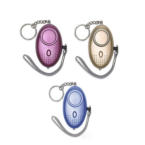 Llavero de autodefensa con alarma personal Wolf Defender para mujeres y niños Dispositivo de llamada de emergencia de alto decibelio de 140 dB