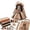 White, variant on DIY Patchwork Doll Sewing Craft Kit, Day of the Dead Style Fabric Craft for Adults, Festive Home Decor Handmade Project